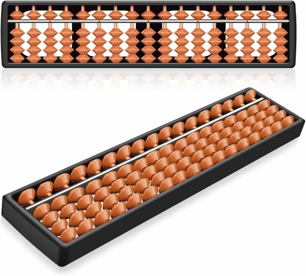 Abacukusok | Soroban abacus felnőtteknek és gyerekeknek – Plastikus 11 hüvelykes japán soroban, 5 golyó 17 oszlopú abacus számoláshoz és képzéshez – Hordozható abacus számológép kezdők és szakemberek számára Abacukusok Abacukusok