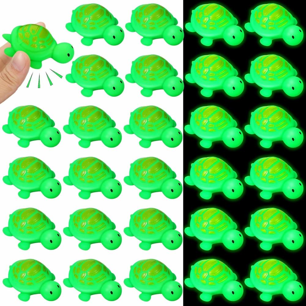 Fürdőjátékok | 30 db teknős műanyag fürdőjáték, fényvisszaverő tengeri állatok fürdőszobára, strandra, medencére, zuhanyra, játékra, mini tengeri állatok, kék, nyomkodható, csikorgó játékok ajándékhoz, karneváli díszítéshez Fürdőjátékok Fürdőjátékok