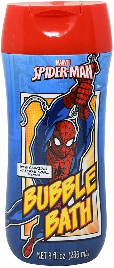 Fürdőjátékok | Comics Spiderman Web Clinging Watermelon Scent Bubble Bath
Képregényes Spidey webes tapadós dinnyeszagú habfürdő Fürdőjátékok Fürdőjátékok