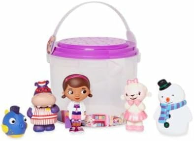 Fürdőjátékok | Raktár hivatalos Doc Mcstuffins fürdőszett – Gyerekek fürdőszobai kiegészítők Szeretett Doc Mcstuffins karakterekkel – Színes és vidám fürdőzés alapok gyerekeknek – Minden korosztálynak megfelelő Fürdőjátékok Fürdőjátékok