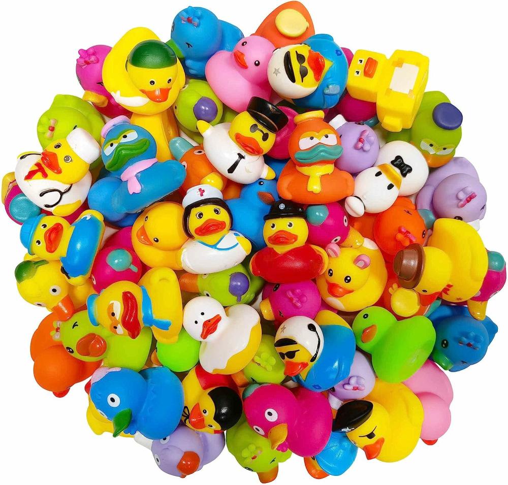 Fürdőjátékok | Rubber Ducks In Bulk, Assortment Duckies For Jeep Ducking Floater Duck Bath Toys Party Favors (30-Pack) – Gumi gőgök tömegben, Jeep számára szánt kacagó gőgök, úszó gőg fürdőjátékok, party kedvezmények (30 csomag) Fürdőjátékok Fürdőjátékok