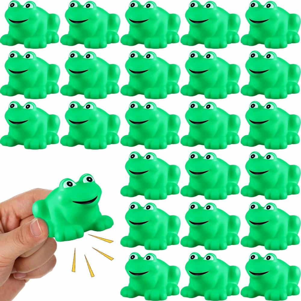 Fürdőjátékok | Rubber Frogs Squeak And Floating Frog Sea Turtle Rubber Bath Toy Baby Shower Swimming Bathtub Toys For Shower Frogs Bathtub Birthday Party Decoration Boys Girls Bath Toys (Kacs 24) Fürdőjátékok Fürdőjátékok