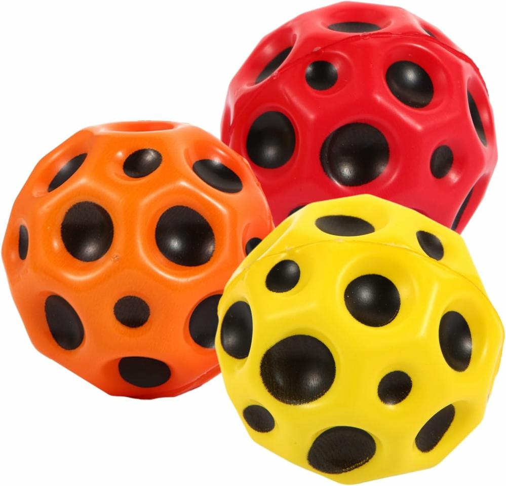 Golyók | 3 db Mini Super High Bouncing Balls Játék, Gumi Űrlabdák Játék Gyerekek és Felnőttek Számára, Belső- és Kültéri Játékhoz, Sportos Edzőlabda, Érzékelési Labdák Bébiknek, Fiúknak, Lányoknak Golyók [MA]