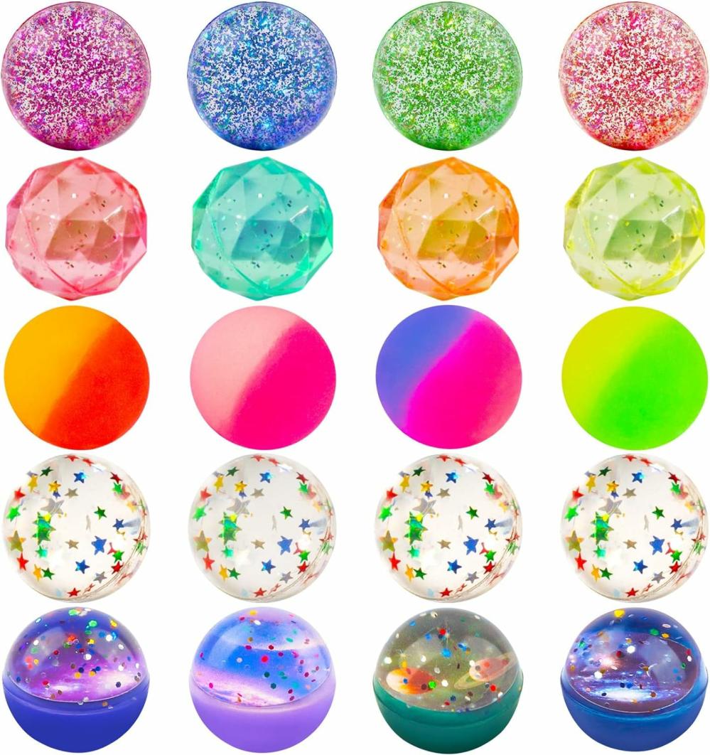 Golyók | Bouncy Balls For Kids 20 Pieces 5 Styles 32Mm Assorted Bouncy Balls With Storage Bag For Birthday Party Favors
Bounce labdák gyerekeknek 20 db 5 stílusban 32 mm-es színes labdák tároló táskával, születésnapi partijai ajándékaihoz Golyók 20 darab 5 stílusban