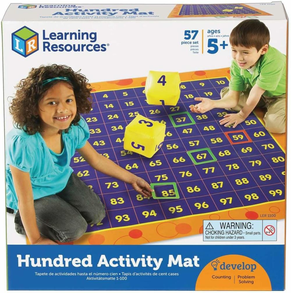 Kártyák | Hundred Activity Mat – 57 darab 5 éves kor fölötti Gyerekek Matematikai Játékai  Oktatói és Szórakoztató Játékok Gyerekeknek Kártyák