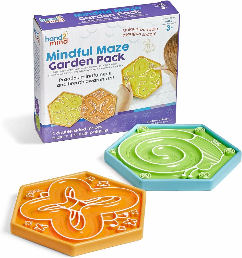 Kisgyermeknevelési anyagok | Mindful Maze Garden Pack – Tárgyas érzékszervi játékok – Pánikoldás termékek – Oktatási játékok – Csendes sarok ellátások – Nyugtató sarok osztálytermek – Szociális és érzelmi tanulási tevékenységek Kisgyermeknevelési anyagok Kisgyermeknevelési anyagok