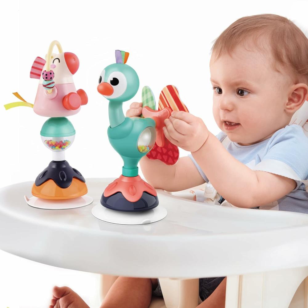 Rattles & Plush Rings | Baba rezgőkészlet  Baba magas székes játékok Szívágyas pohárral  Kapj és forgasd  Interaktív fejlődési baba tálca játék  Újszülött ajándékok 6 9 12 18 24 hónapra  1 2 éveseknek  Fiúk Nők Gyerekek Rattles & Plush Rings Rattles & Plush Rings