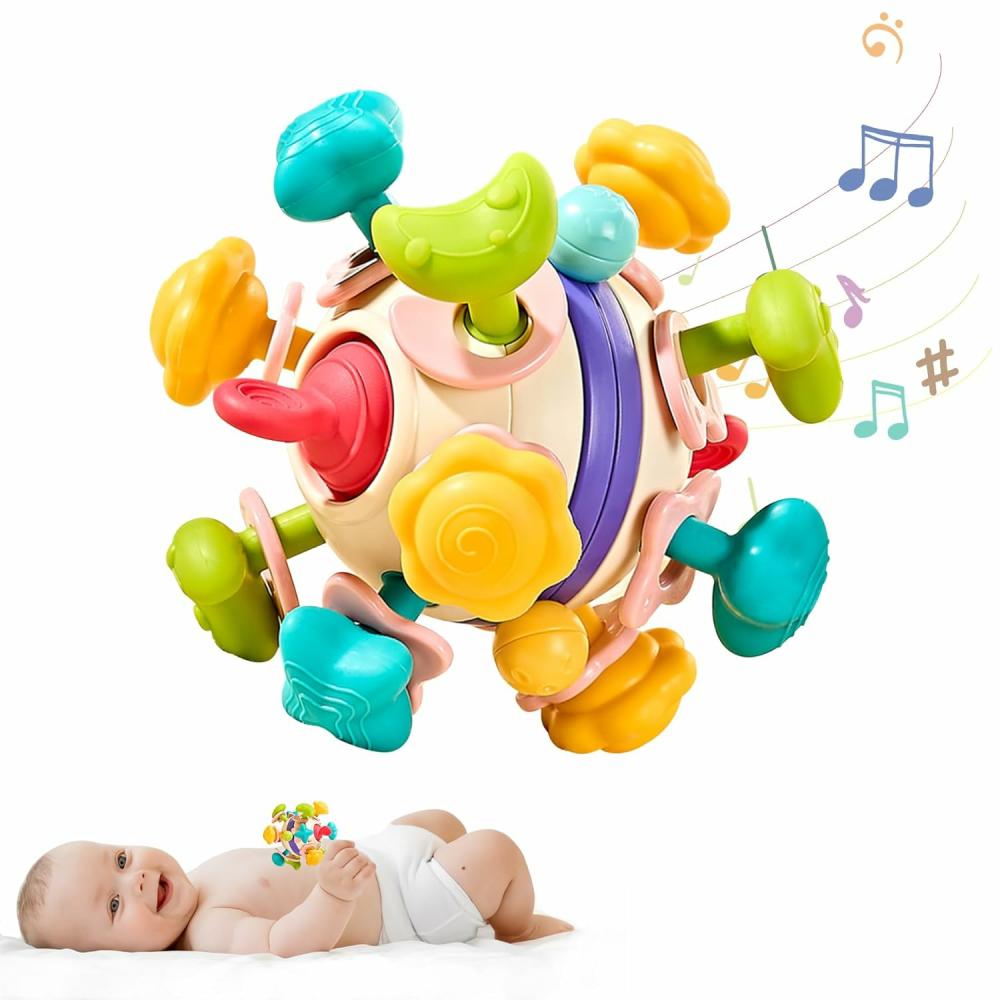 Rattles & Plush Rings | Baba Sensory Teething Játékok  Fogsorolók Babáknak 0 3 6 9 12 18 Hónap  zuhany ajándékok 1 2 Egy Két Éves Lányoknak Fiúknak  Bébikosár Játékok  Újszülött Bébi Montessori Tanulási Fejlődési Játékok Rattles & Plush Rings Rattles & Plush Rings