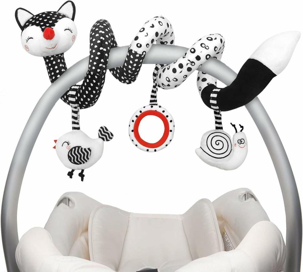 Rattles & Plush Rings | Euyecety Baby Spiral Plüss Játékok  Fekete Fehérroller Játék Húzó és Spirál Tevékenység Játékautó Buborék Játékok  Láncoló Zúgó Játékok Babáknak  Újszülött Érzékszervi Játék A 0 3 6 9 12 Hónapos Babáknak Legjobb Ajándék Rattles & Plush Rings Rattles & Plush Rings