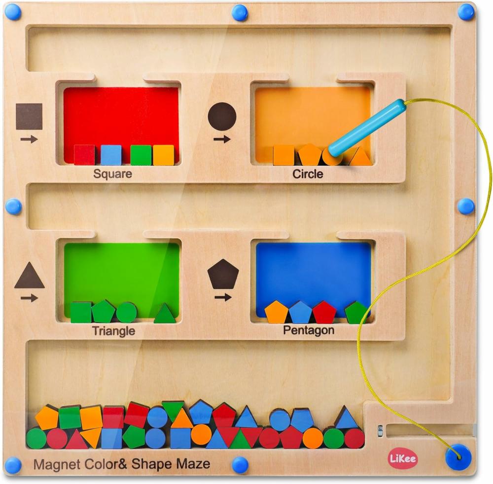 Rendezés és rakás játékok | Erős Mágneses Labirintus Montessori Játékok 1 2 3 Éves Fiú Lány Bútoros Puzzel Finom Motoros Képességek Fejlesztése Gyerekek Úton Látható Utazás Repülőgép Tevékenység 1-5 Éves Óvodai Alapfokú Tanulás Alakok és Színek Rendezés és rakás játékok Rendezés és rakás játékok