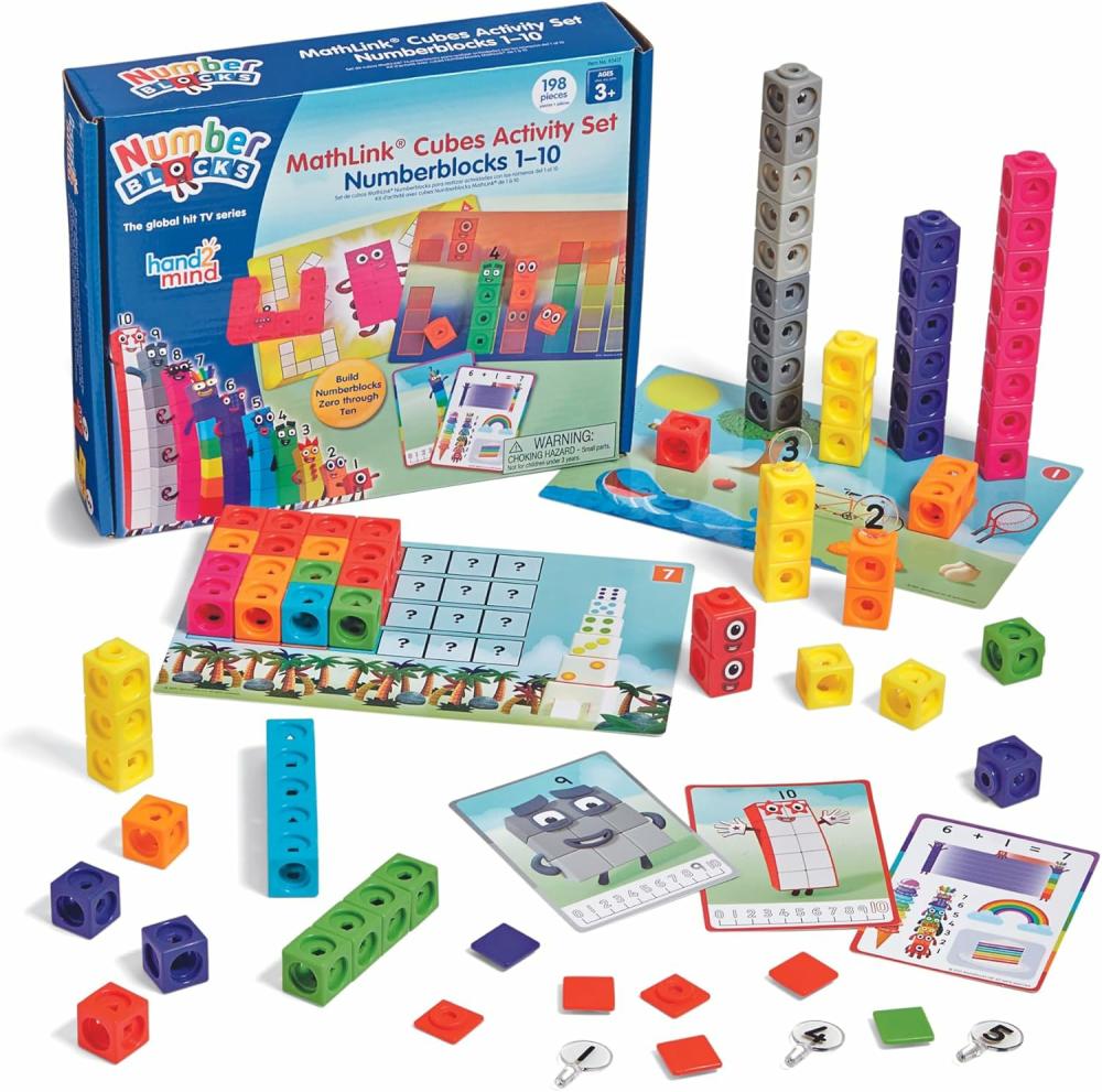 Rendezés és rakás játékok | Mathlink Cubes Numberblocks 1-10 Tevékenységcsomag 30 óvodai tanulási tevékenység  Számolóblokkok  Kapcsolódó kockák  Gyermekjátékok  Számjátékok  Matematikai eszközök Óvoda Rendezés és rakás játékok Rendezés és rakás játékok