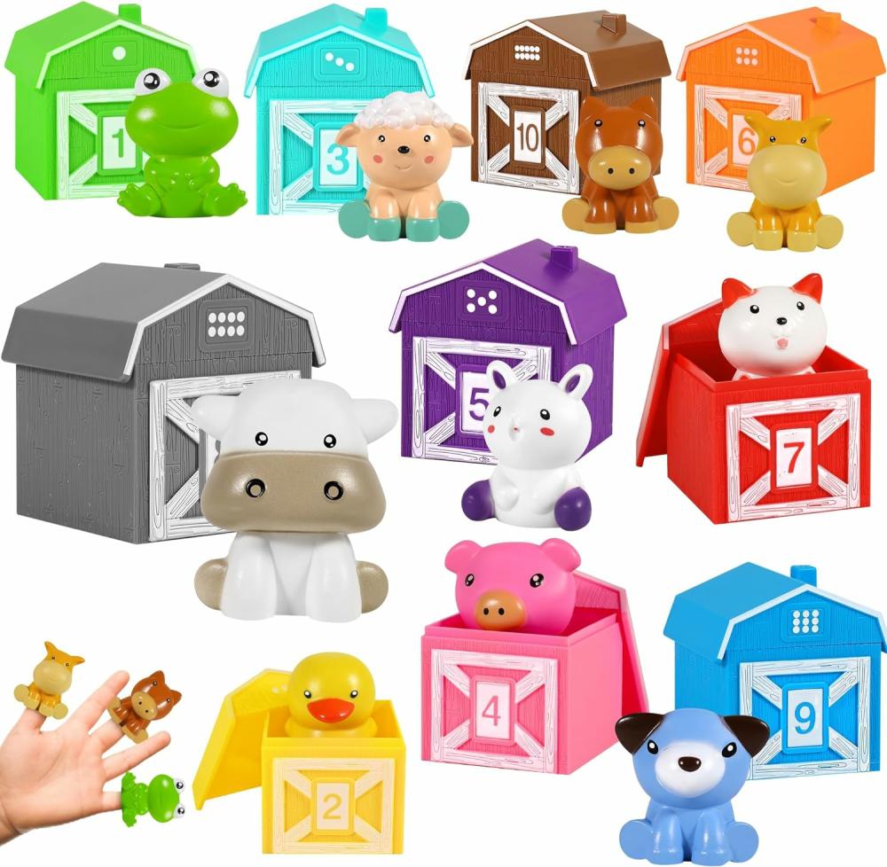 Rendezés és rakás játékok | Montessori Farm Animal Tanulójátékok Bébiknek 1-3 éveseknek 20Pc Bébi Tanulójáték Számoláshoz  Színek Rendezése  Illusztrációk Keresése  Játék Christmas Birthday Easter Ajándék Bébi Fiú Lány 18+ Hónap Rendezés és rakás játékok Rendezés és rakás játékok