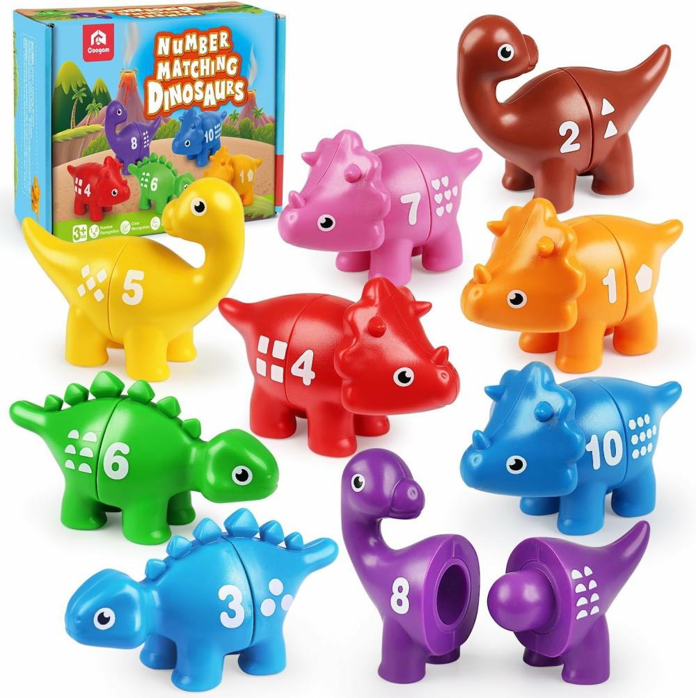 Rendezés és rakás játékok | Számok Illesztőjáték 10Pcs, 123 Számoló Dinosaur Tojás, Oktatási Bölcsődéhez Montessori Finom Motoros Képesség Matematikai Tanulási Játékok 2 3 4 Éveseknek Rendezés és rakás játékok Rendezés és rakás játékok