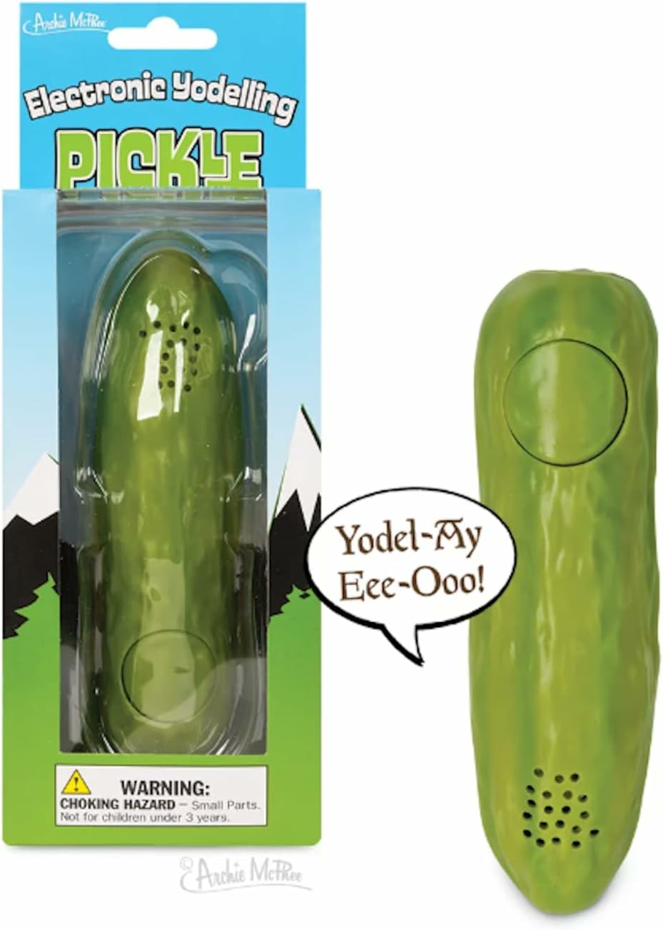 Zenei játékok | Archie Mcphee Yodeling Pickle: Zenei Játék – Szórakozás Minden Korosztálynak – Nagyszerű Ajándék – Óráknyi Értelmetlen Szórakozás – Színes Zenei játékok Zenei játékok